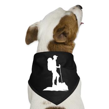 Wander Wanderer Wanderung - Hunde-Bandana - Schwarz - Vorne