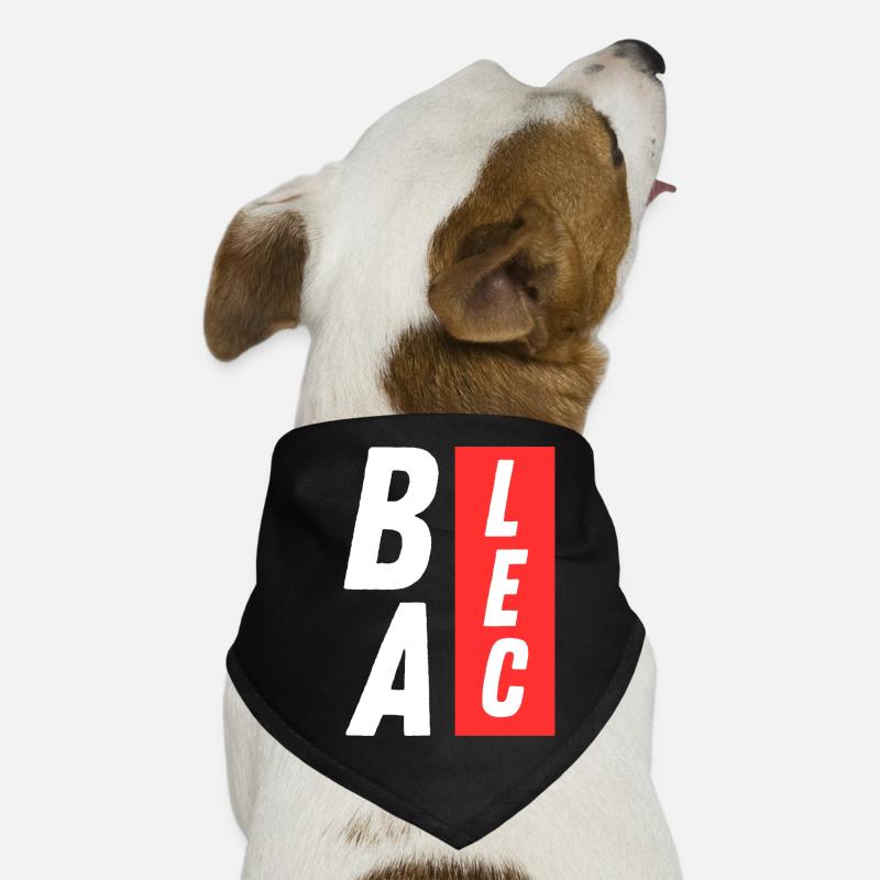 (Je M'EN) BALEC, humour décontracté Bandana pour chien