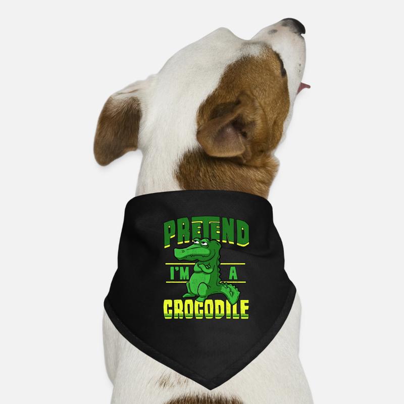 crocodile cool avec disant Bandana pour chien