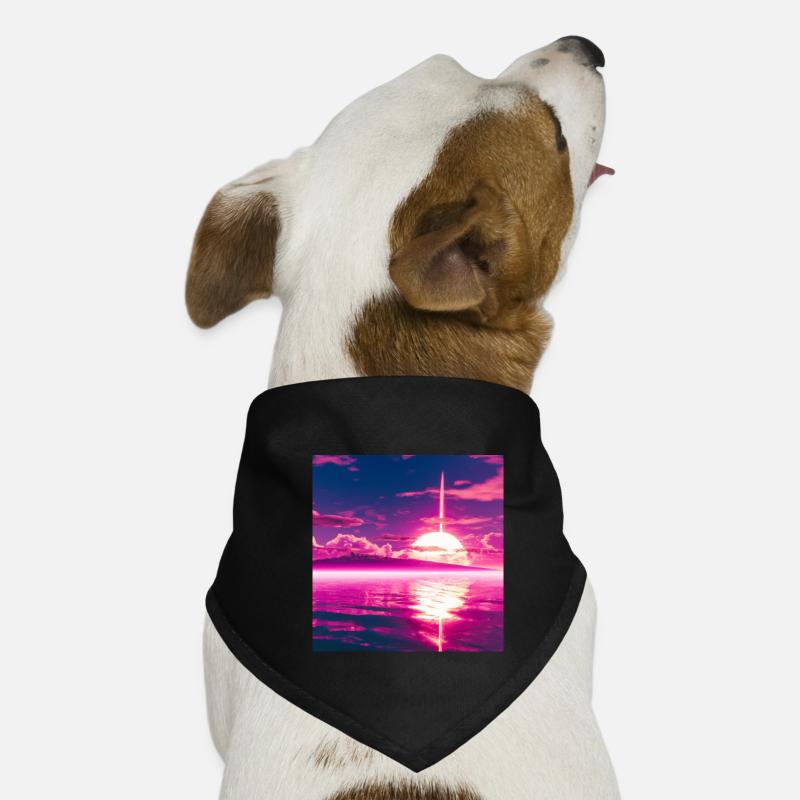 Sunset Purple Dog Bandana