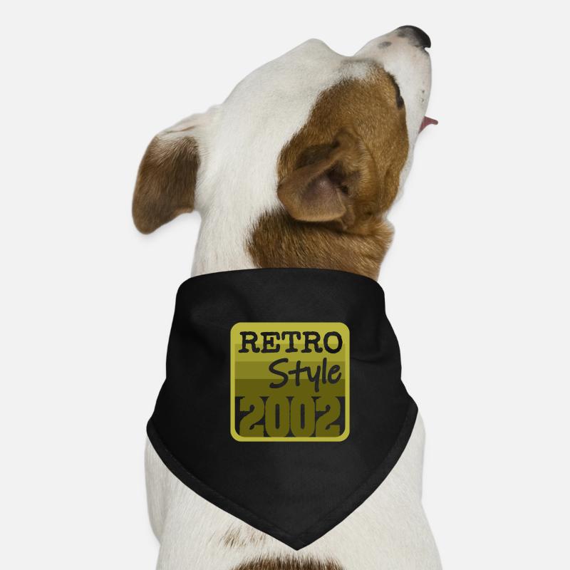 Retro Style 2002 Hunde-Bandana