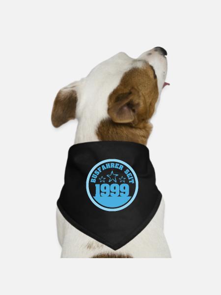 1999 - Hunde-Bandana - Schwarz - Vorne