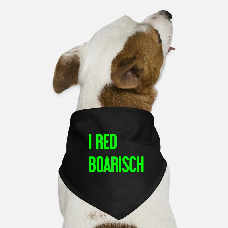 I red boarisch Dog Bandana