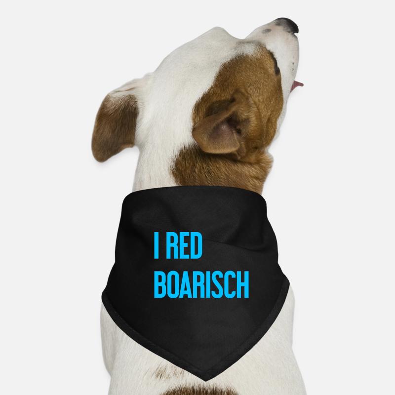 I boarisch rouge Bandana pour chien