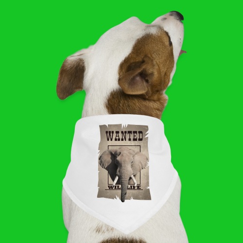 Wanted wildlife Olifant - Honden-bandana