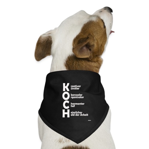 Was macht einen Koch aus? (Premium Shirt) - Hunde-Bandana