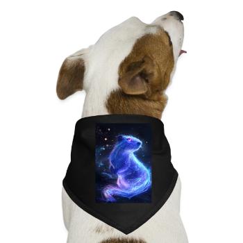 Capybara Fantasy - Hunde-Bandana - Schwarz - Vorne
