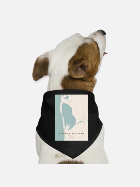 Ringkøbing Fjord Danmark - Dog Bandana - black - Front