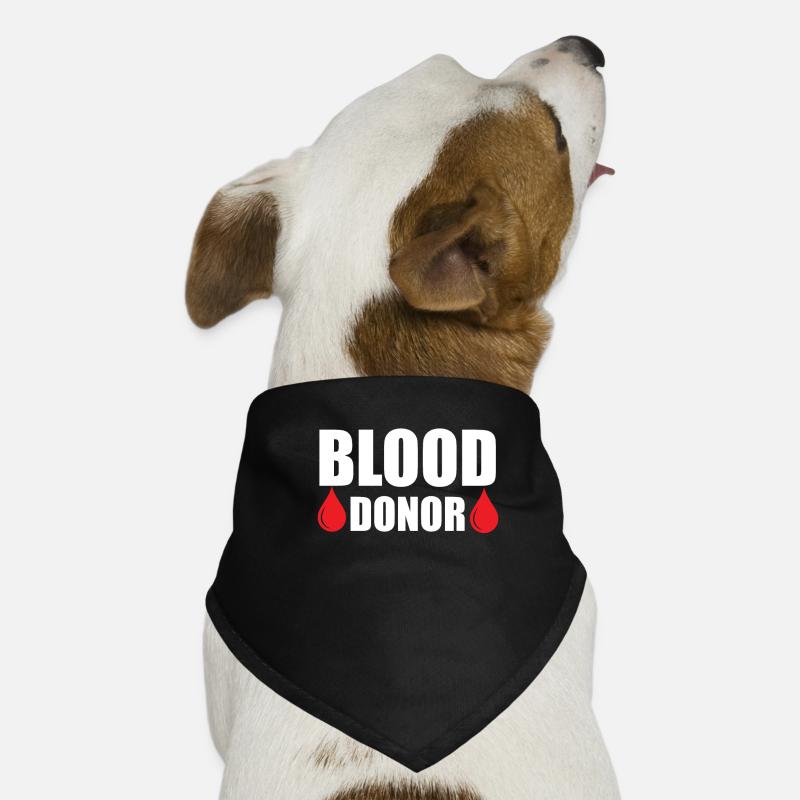 Blutspende Blutspenden Blutspender Hunde-Bandana