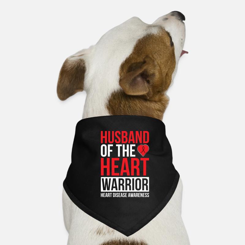 Heart Warrior Herzkrank Kämpfer Ehemann Ehefrau Hunde-Bandana