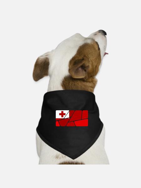 Tonga - Dog Bandana - black - Front