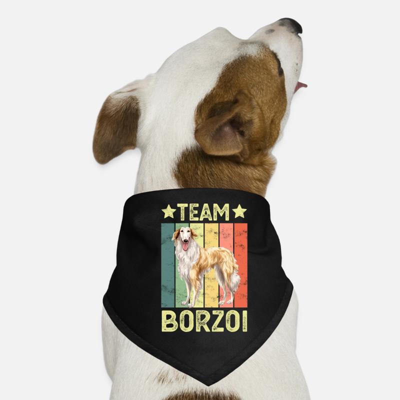 Chien Borzoi Bandana pour chien