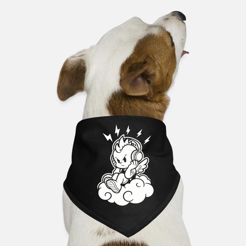 Punk Angel – Chérubin avec casque Bandana pour chien