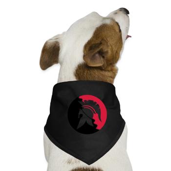 sparta warrior - Hunde-Bandana - Schwarz - Vorne