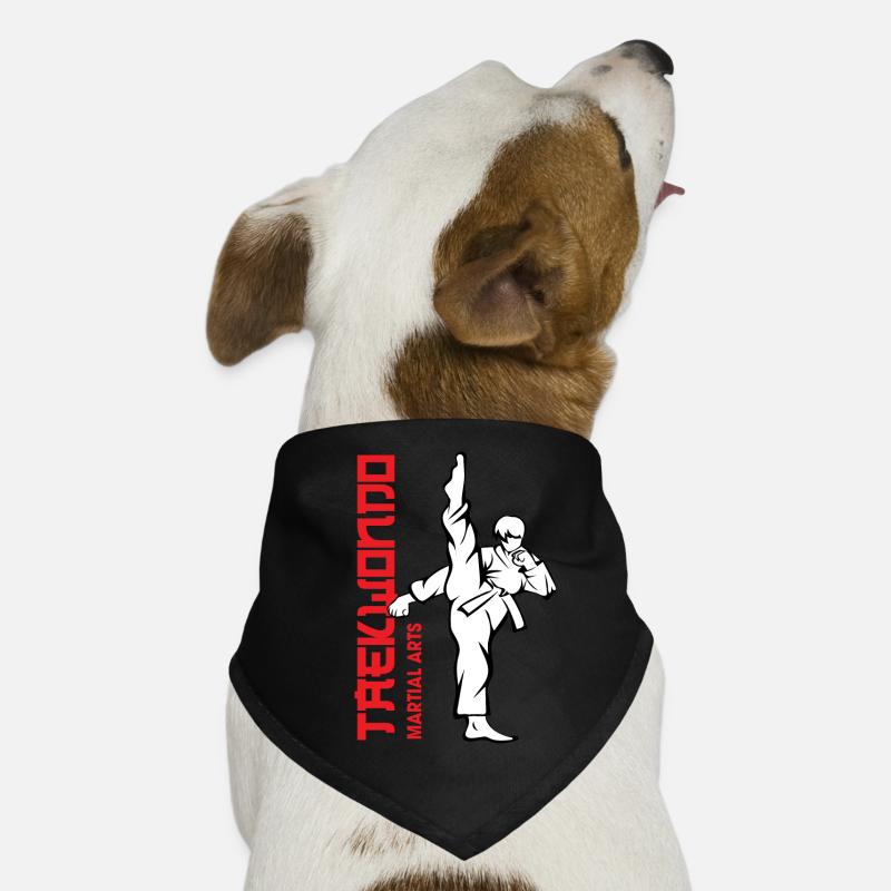 Taekwondo Flash Kick Dog Bandana