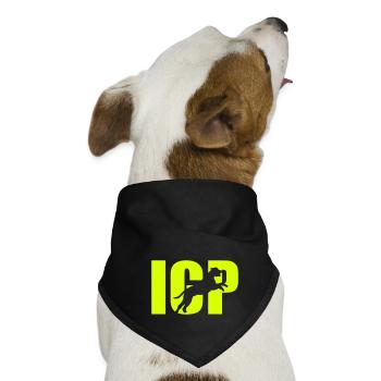 IGP Riesenschnauzer Unterordnung Geschenk - Hunde-Bandana - Schwarz - Vorne