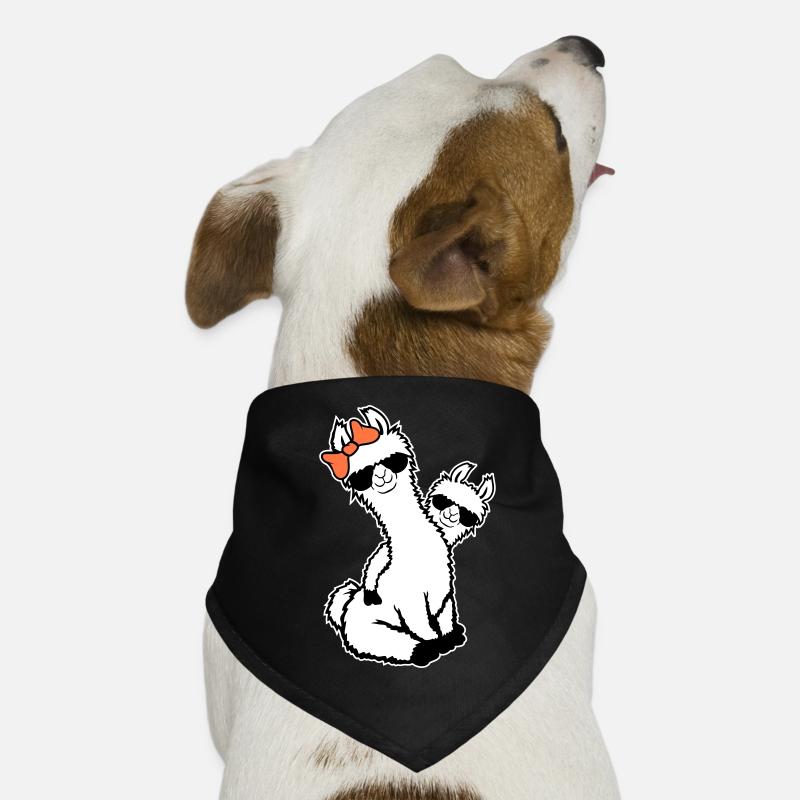 2 Lamas Mama Kind Cool Mutter Sonnenbrille Mom Hunde-Bandana