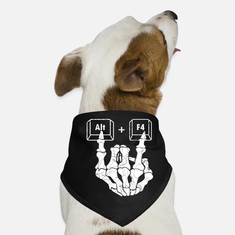Humorous Anatomy Hand Multiple Choice Dog Bandana