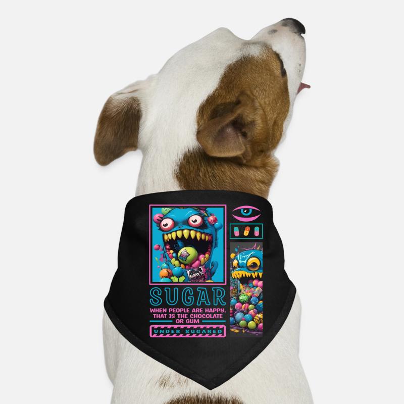 Candy Monsters Dog Bandana
