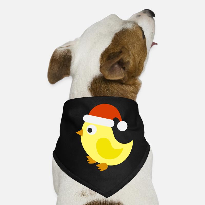 Festliches Weihnachtsküken Hunde-Bandana