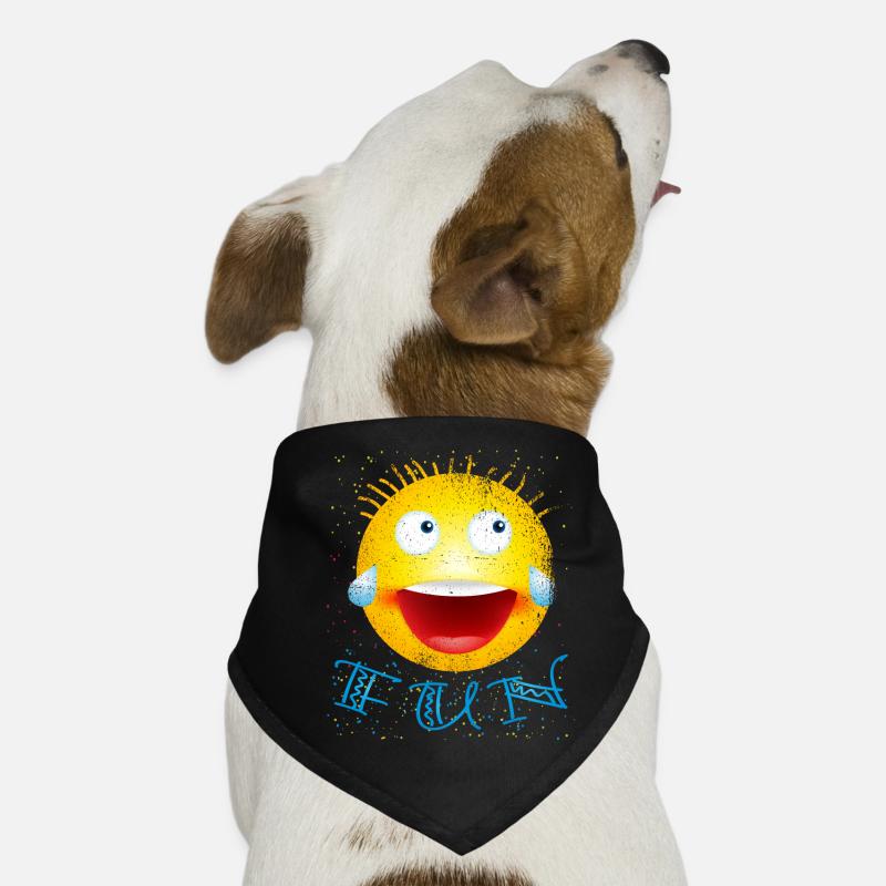 smiley laughs modified Dog Bandana