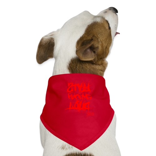 StayFuckingLoud 2 Red - Hunde-Bandana