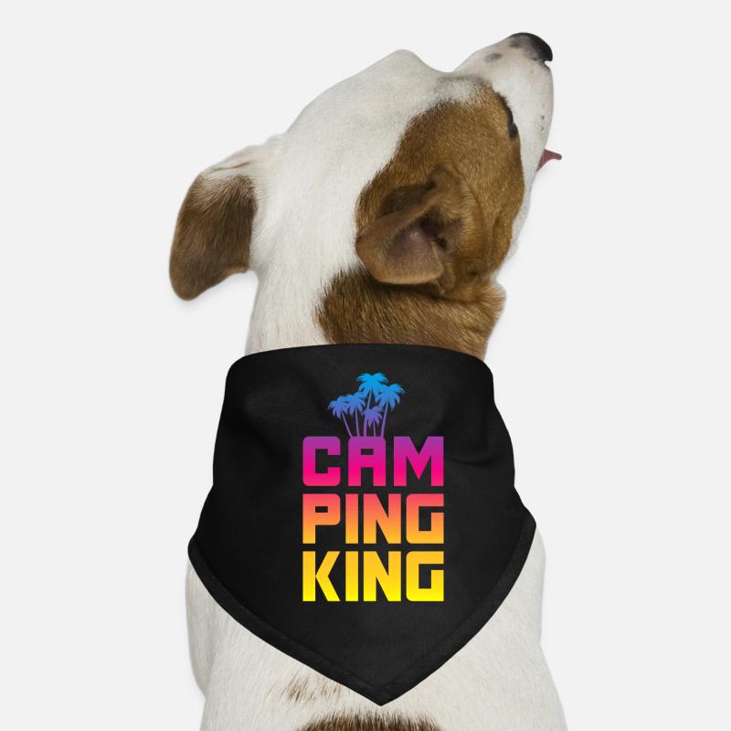 Campingking Palm Course King Camper Holiday Fan Dog Bandana