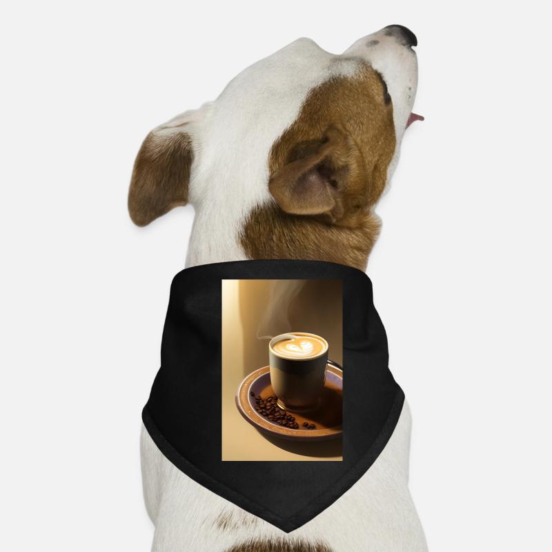 Kaffee, Kaffeebohnen Hunde-Bandana