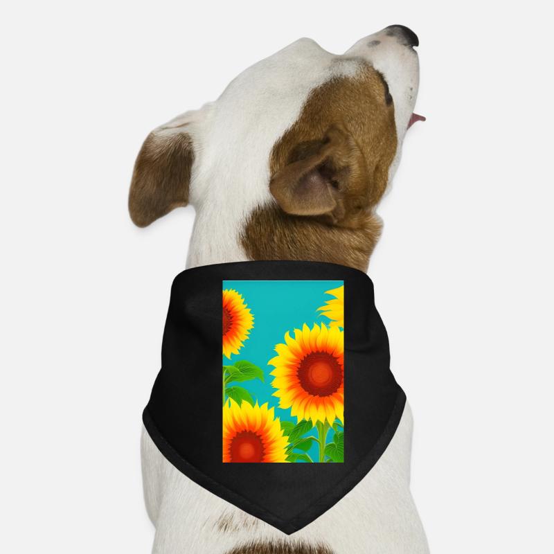Sunflowers Dog Bandana