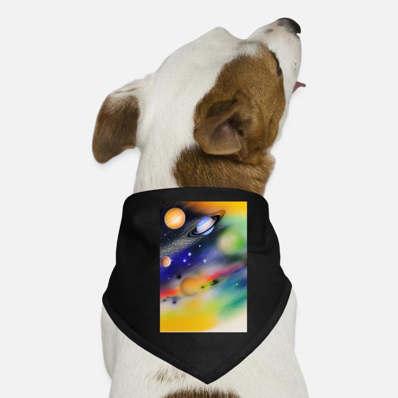 Space and planets Dog Bandana