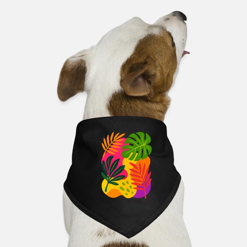 Tropischer Rausch Hunde-Bandana