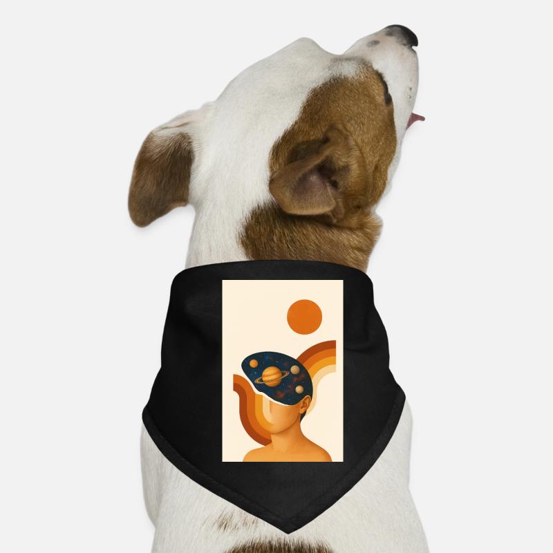 Génie abstrait Bandana pour chien