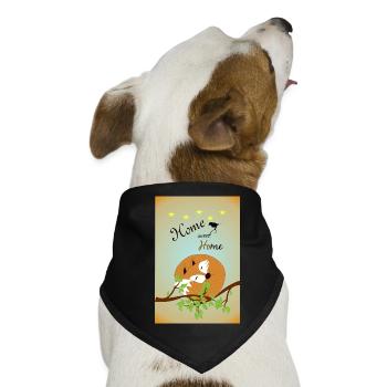 Poster_Fuchs Home - Hunde-Bandana - Schwarz - Vorne