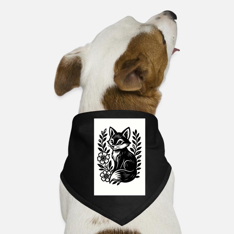 Fox in the Blossom Dance Dog Bandana