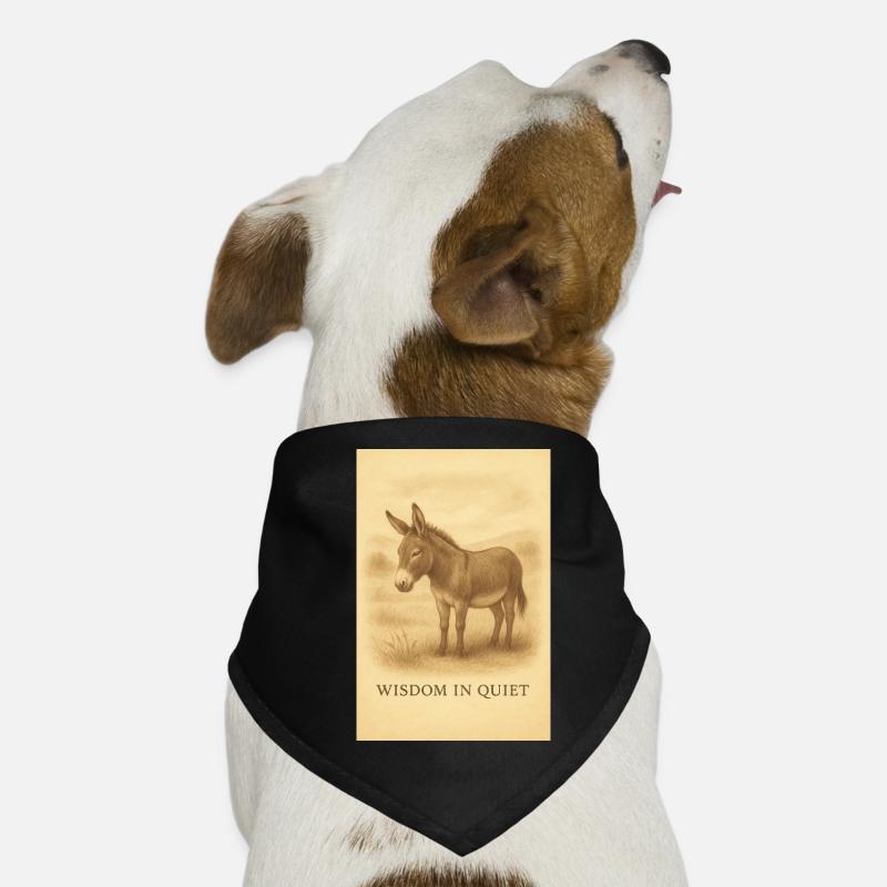 Donkey wisdom at rest Dog Bandana