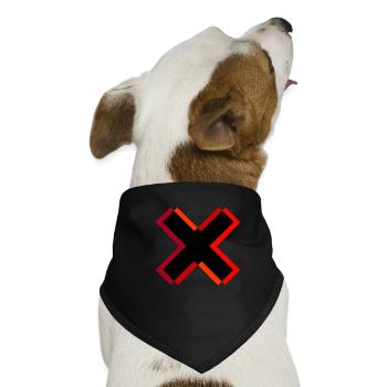 Urbaner Glanz - Hunde-Bandana - Schwarz - Vorne