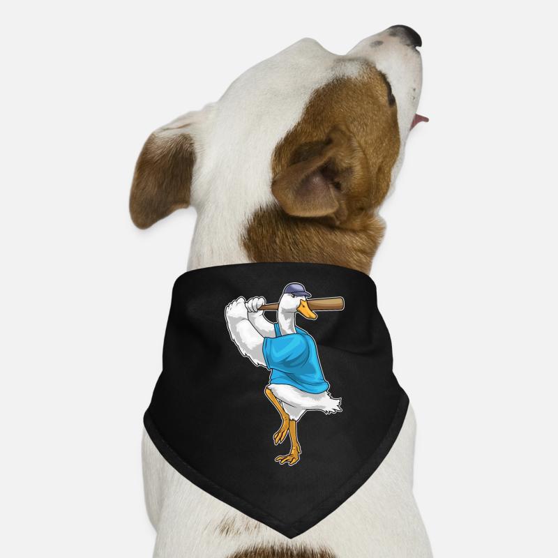 Duck Baseball Baseball Bat Dog Bandana