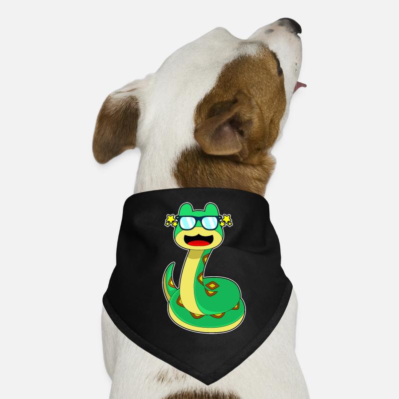 Lunettes de soleil serpent Bandana pour chien