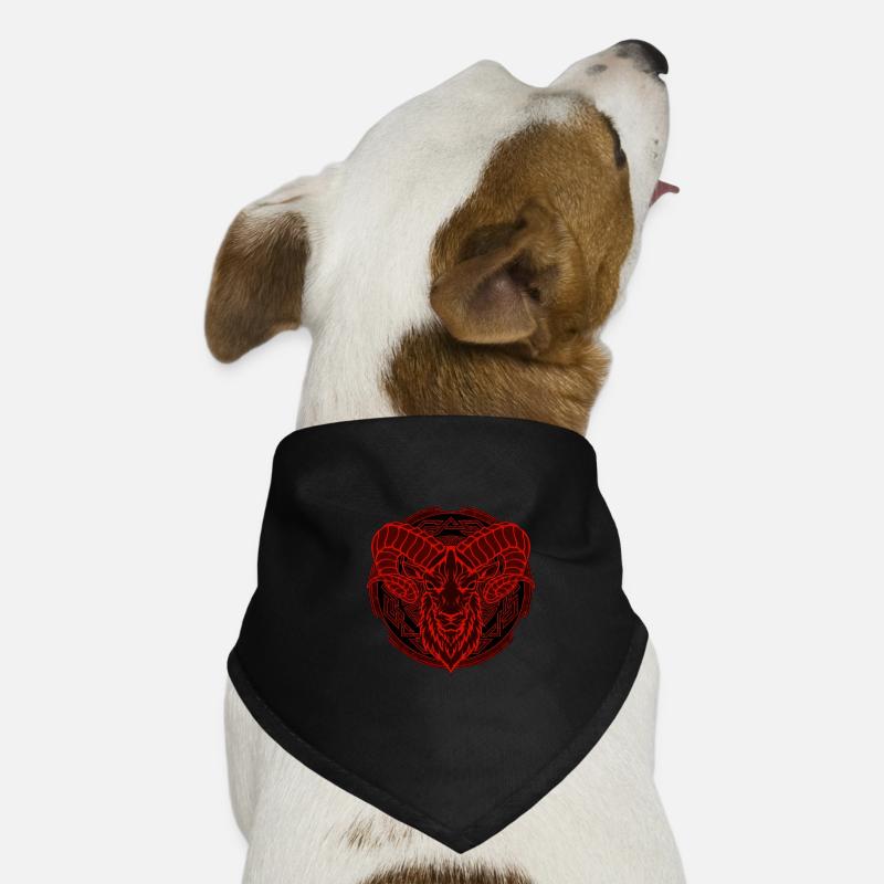 Wikinger Widder Aries Hunde-Bandana