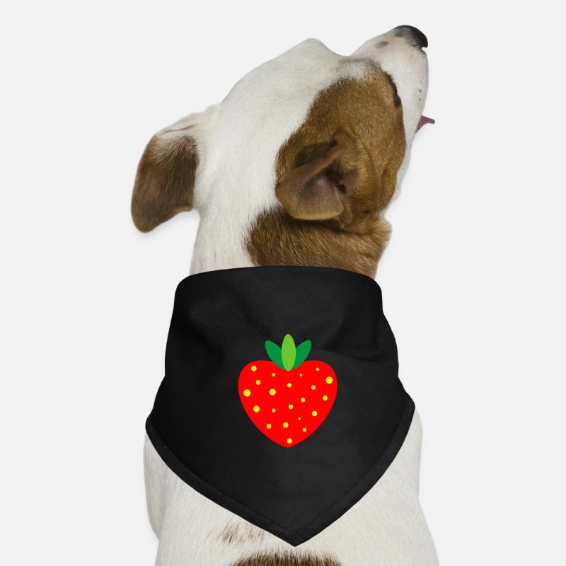 strawberry - strawberry Dog Bandana