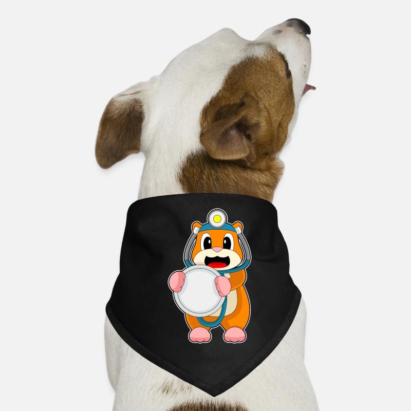 Stéthoscope Hamster Doctor Bandana pour chien