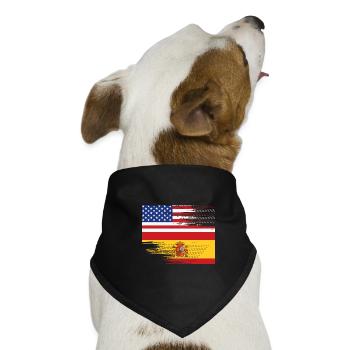 Spanisch - Hunde-Bandana - Schwarz - Vorne