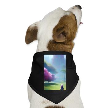 Fantastisches MMO 01 - Hunde-Bandana - Schwarz - Vorne