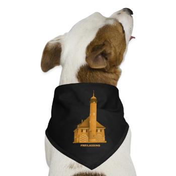 Freilassing Museum Berchtesgaden Oberbayern - Hunde-Bandana - Schwarz - Vorne