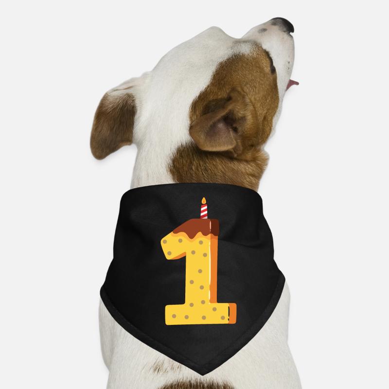 Premier anniversaire Bandana pour chien