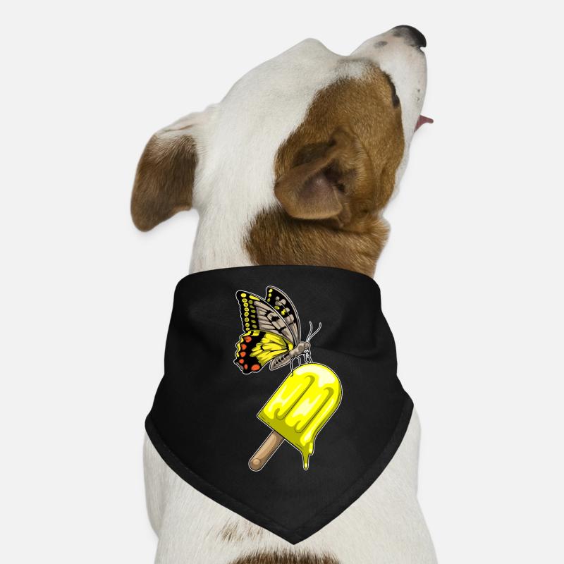 Schmetterling Eis am Stiel Hunde-Bandana