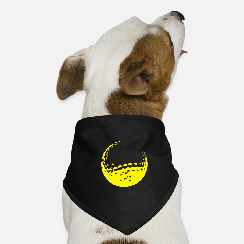 practice golf ball Dog Bandana