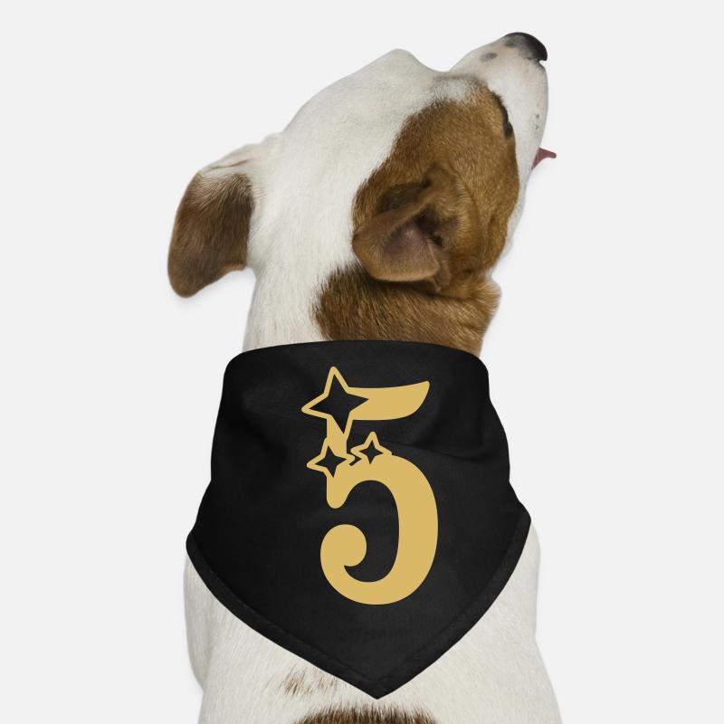 Étoile du 5e anniversaire Bandana pour chien