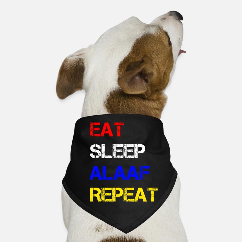 EAT SLEEP ALAAF REPEAT | Karneval Hunde-Bandana