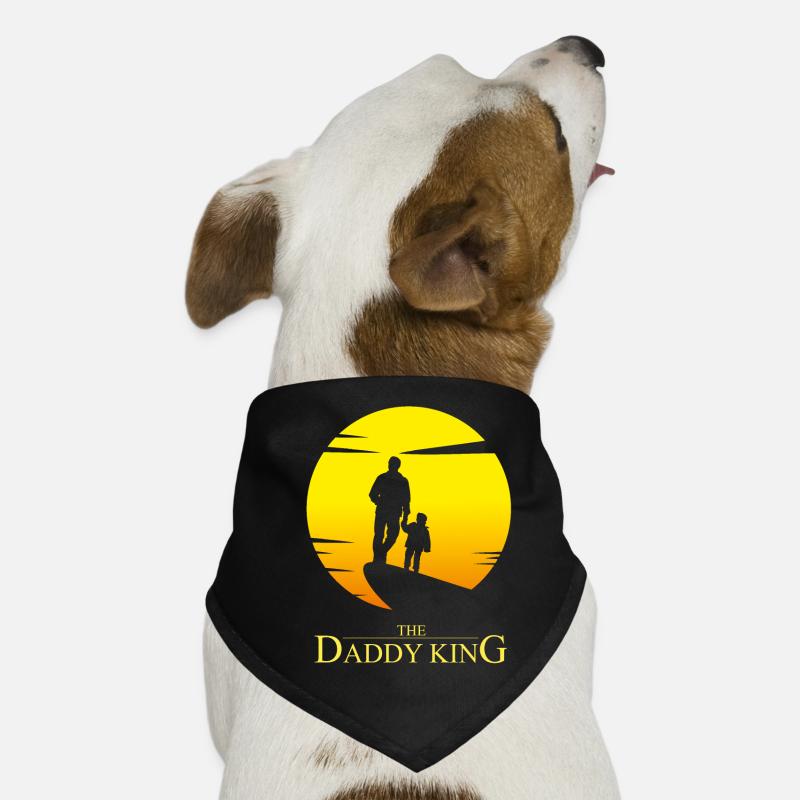 The Daddy King - Daddy Parodie Humor Hunde-Bandana